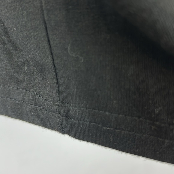 Ontwelfth Classic Embellished Pearl Rhinestone Short Sleeve Top XL Black - Picture 8 of 11